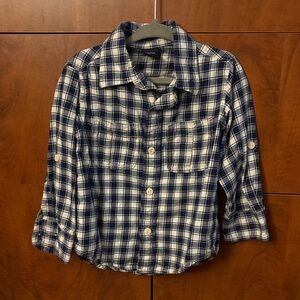4/$20 🌱 Baby GAP Checked Flannel 2T